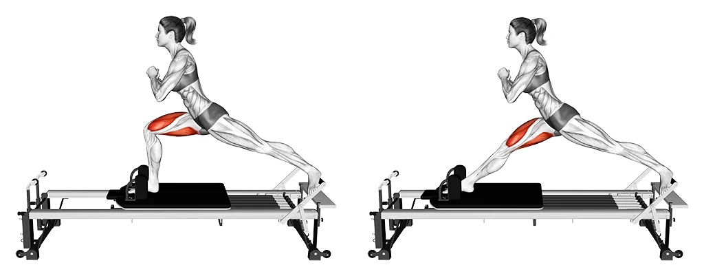 Reformer Lunge: Quad exercise | Heft